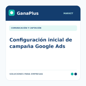 Configuración inicial de campaña Google Ads